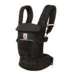 ERGOBABY Adapt Soft Flex Mesh hordozó – Onix fekete