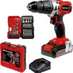 EINHELL Akkus ütvefúró csavarozó + fúrószárak, bitek TE-CD 45706 Li-i, 4514220 (1×2,5 Ah)