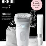 Braun Silk·épil 7 7-441, Fehér/Ezüst + mini szőrtelenítő