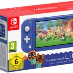 Nintendo Switch Lite – Blue + Animal Crossing New Horizons