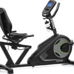 ZIPRO Glow iConsole + Horizontal Electro-Magnetic Exercise Bike