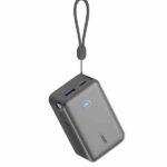 Anker Nano 10000 mAh, 45 W, USB-C kábellel, fekete
