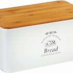 Kesper Landhaus Kenyértartó vágódeszkával, fehér