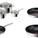 Tefal B864SA74 Intuition Edénykészlet, 10 db  + Tefal Serpenyő 24, 28 cm és Wok 28 cm