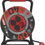 EMOS Gumi-neoprén hosszabbító kábel, fém dob – 4 aljzat, 40 m, 2,5 mm2