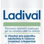 LADIVAL színezett fényvédő gél bőrpírra hajlamos bőrre, SPF 50+, 50 ml