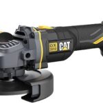 CAT 1DX3010B sarokcsiszoló, akkus, 8V, Brushless, 125mm, akku nélkül