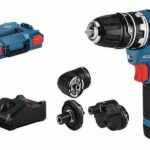 Bosch Professional 06019H3000 GSR 12V-35 FC akkus fúró, L-BOXX + 3 tartozék (2 × 3,0 Ah)