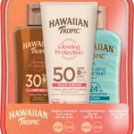 HAWAIIAN TROPIC Trio Face Cream SPF50 + Dry oil SPF 30 + After Sun Lotion utazó szett