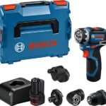 BOSCH Professional GSR 12V-32 FC akkumulátoros fúrógép, L-BOXX, feltétek, 0.601.9N7.101 (2× 2 Ah)