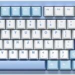 MCHOSE GX87 Lite Aluminum Custom QMK/VIA  Mechanical Matcha Latte Switch