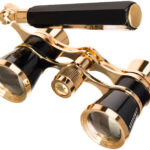 Levenhuk Broadway 325E Black Lorgnette Opera Glasses