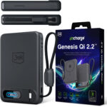 3MK Incharge Genesis Qi2, 10.000 mAh, 25W MagSafe + USB-C PD 45W, integrovaný kabel, černá