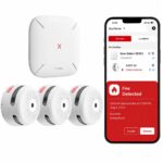 X-Sense FS31 (3+1) 3 darab vezeték nélküli XS01-M füstérzékelő készlet SB550 központi egységgel